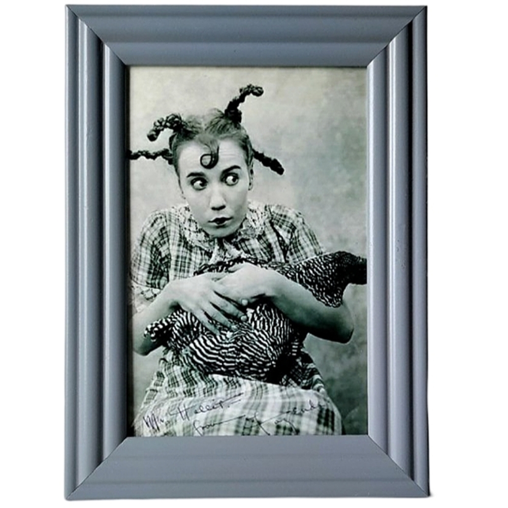 Girl Chicken Oddity Boho Shabbychic Farmhouse Frame Photo Prrint Chickens Farm